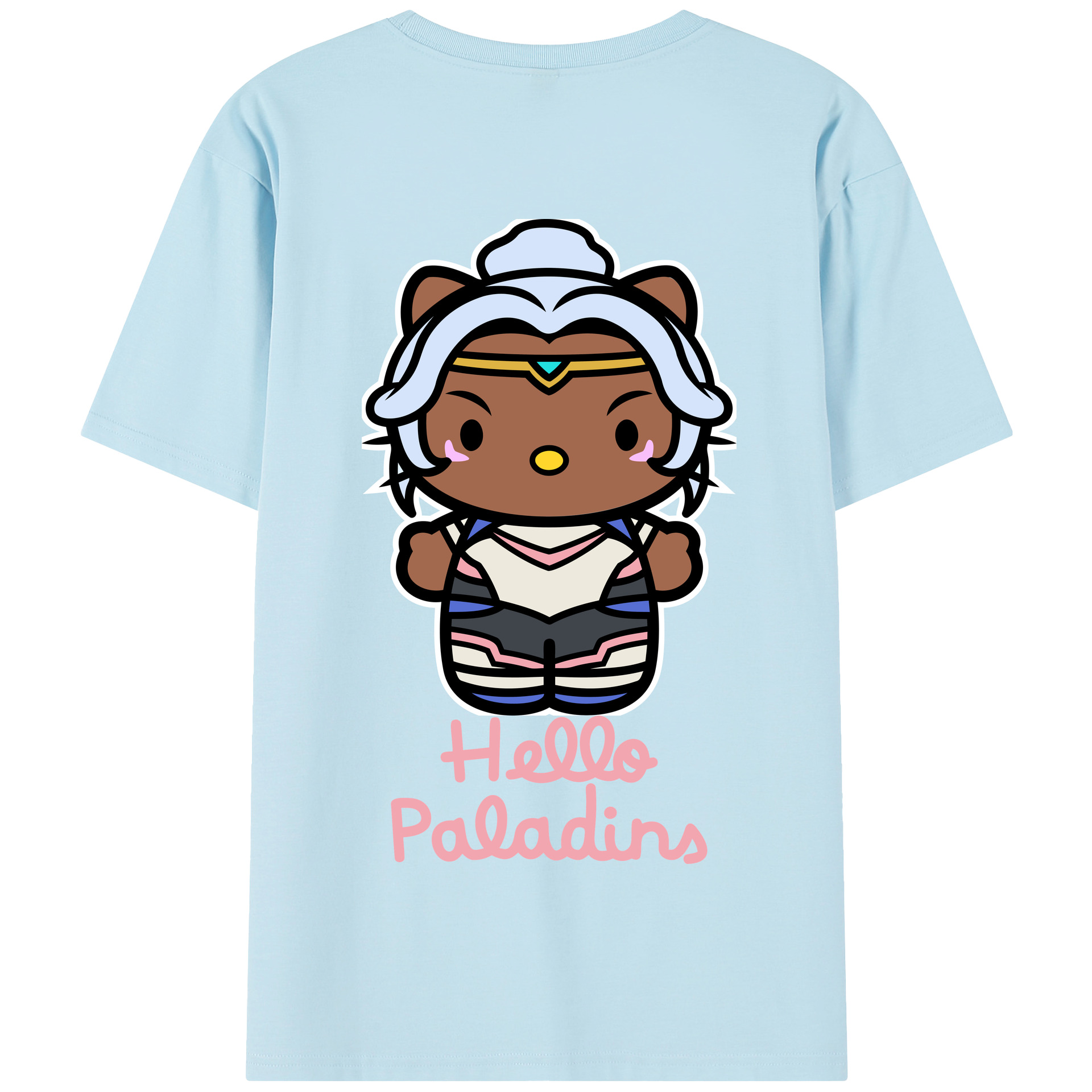 （画像用） Hello Kitty ハローキティ 綿100％半袖Tシャツ（背面プリント）